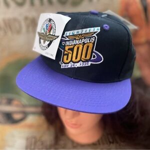 RARE! Vintage 1996 Indianapolis 500 80th Anniversary Cap Logo 7 NOS NWT